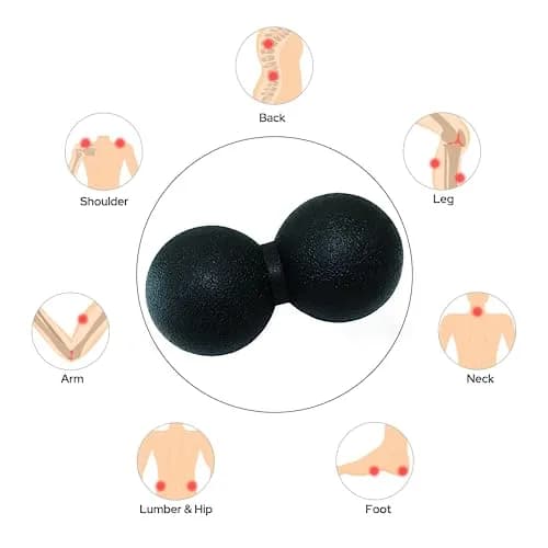 SIMPLECOOL Black Massager | Deep Tissue Myofascial Release & Muscle Relaxer (12cm/4.7") thumbnail 7
