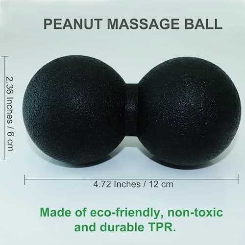 SIMPLECOOL Black Massager | Deep Tissue Myofascial Release & Muscle Relaxer (12cm/4.7") thumbnail 2