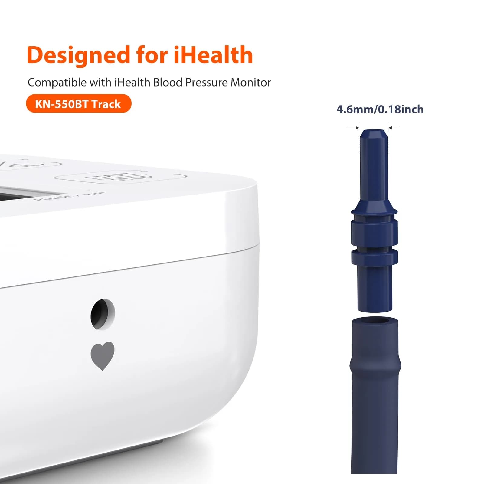 iHealth Extra Large Adult Replacement Blood Pressure Cuff 48cm (18.9") | Clinically Accurate for Big Arms - view 3