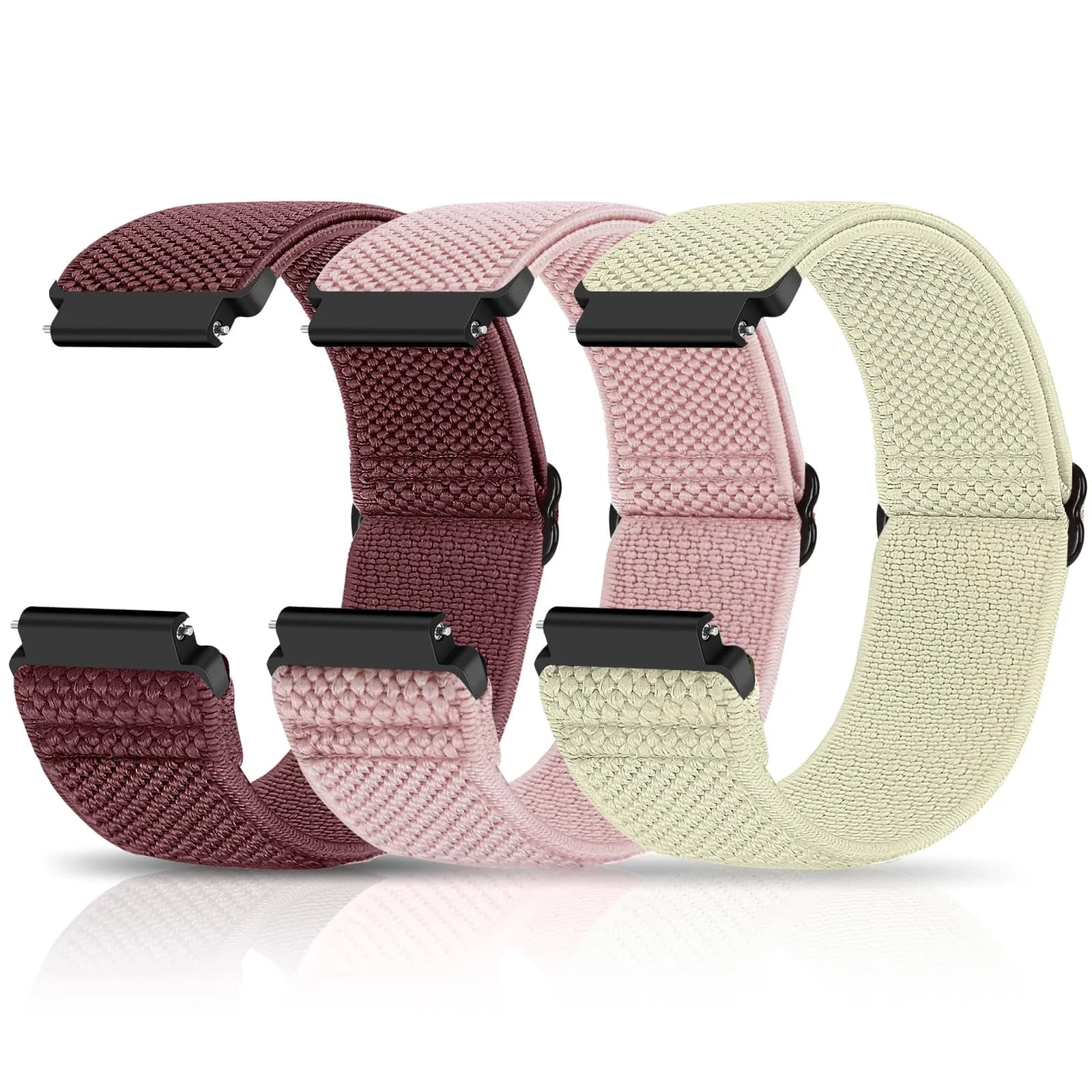 Relting Compatible with 16mm-24mm Watch Bands | Adjustable Nylon Solo Loop for Men & Women