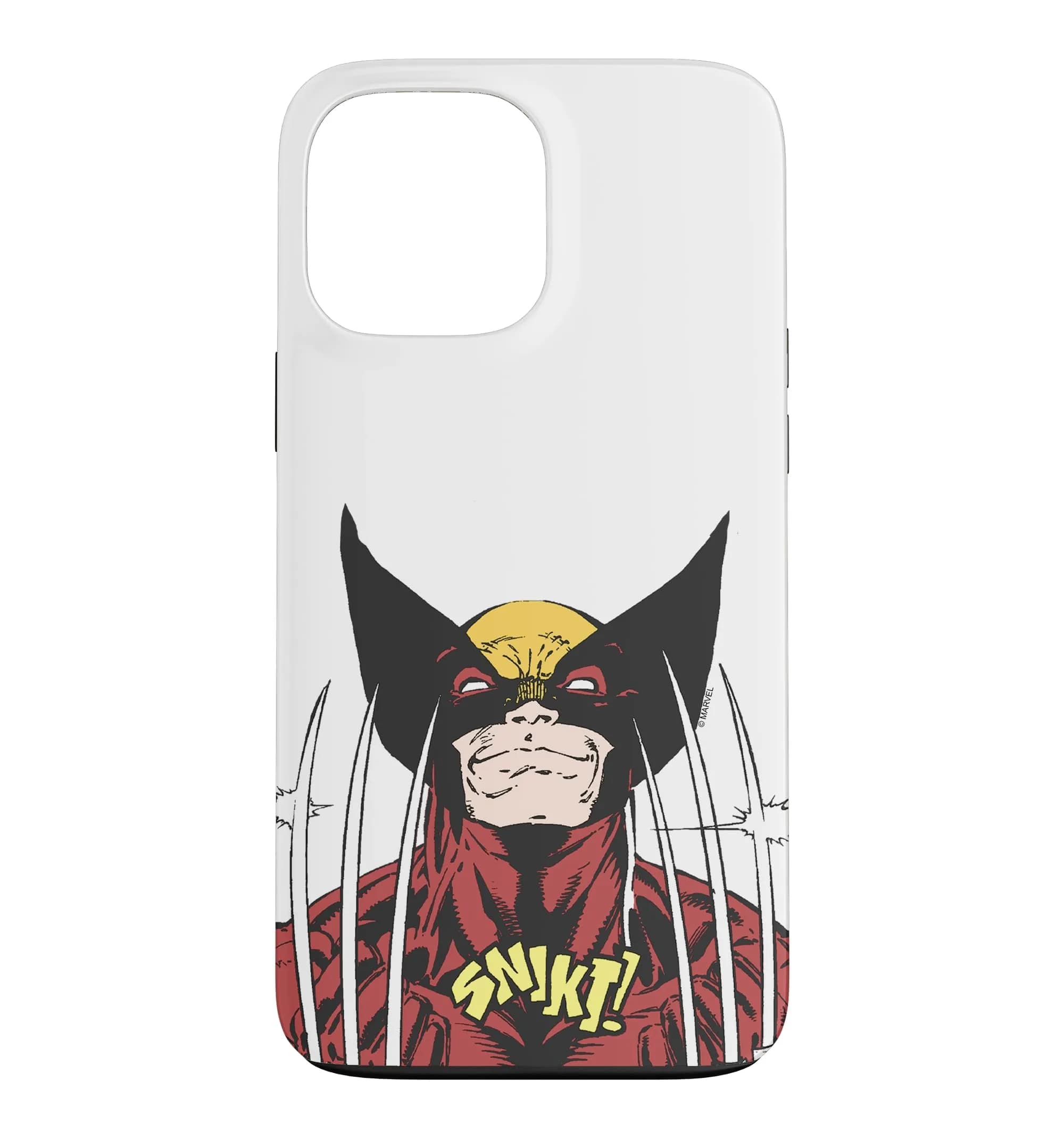 Marvel X-Men Wolverine Snikt Portrait Case for iPhone 14 Pro Max | Heavy Duty Protection — black
