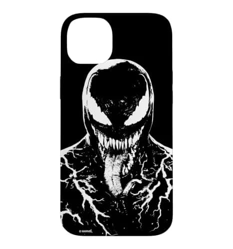 Marvel Venom: Let There Be Carnage Black Case for iPhone 14 Plus | Shock-Absorbent Polycarbonate & TPU thumbnail 1