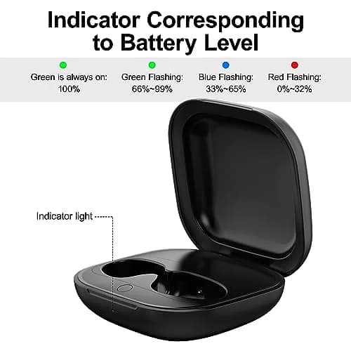 leQuiven Wireless Charging Case for Beats Fit Pro, Black | 700mAh Battery, Bluetooth Pairing thumbnail 5
