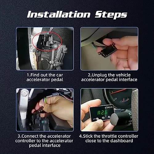 MAIMEIMI Throttle Response Controller, 9 Drive Modes Smart Electronic Pedal Accelerator for Dodge Ram 1500 Jeep Wrangler JL Gladiator JT Nissan Titan Trucks Frontier | 9x9 Drive Modes thumbnail 6