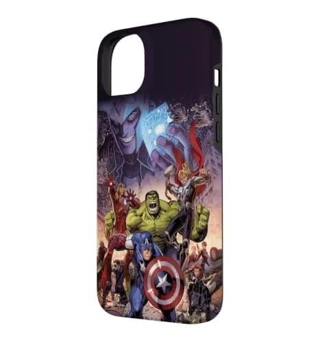 Marvel The Avengers Infinity Saga Comic Cover Case for iPhone 14 Plus | Marvel Super Hero Phone Cover with Drop Protection thumbnail 2