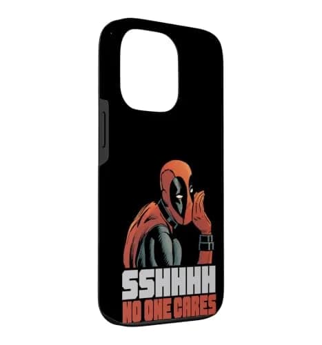 Marvel Deadpool Sshhhh No One Cares Case for iPhone 13 Pro | Heavy Duty Protection thumbnail 3