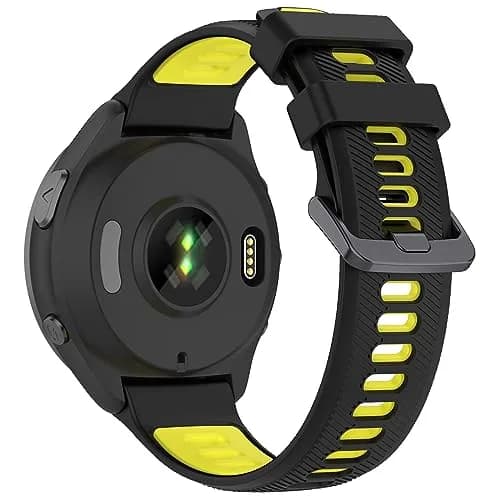 TopPerfekt Silicone Watch Band Compatible with Garmin Forerunner 965/955/935/Fenix 7/6/5 Series 22mm | Breathable & Lightweight thumbnail 2