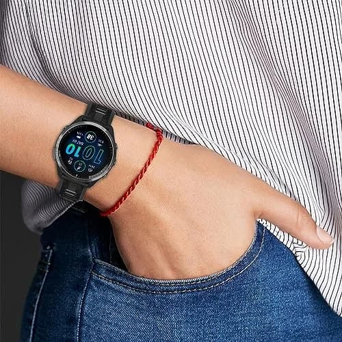 TopPerfekt Silicone Watch Band for Garmin Forerunner 965/955/935/Descent G1/Instinct/Fenix 5/6/7/8/MARQ 22mm | Breathable & Lightweight thumbnail 4