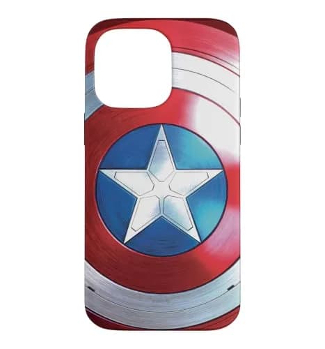 Marvel The Falcon and The Winter Soldier Captain America Shield Case for iPhone 14 Pro Max | Shock-Resistant Polycarbonate & TPU thumbnail 1