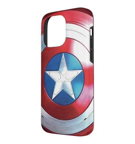 Marvel The Falcon and The Winter Soldier Captain America Shield Case for iPhone 14 Pro Max | Shock-Resistant Polycarbonate & TPU thumbnail 2