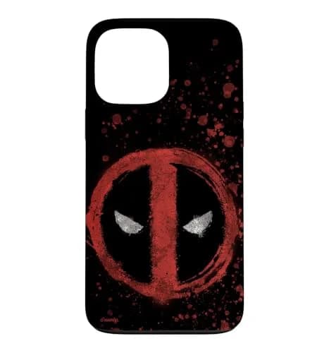 Marvel Deadpool Wade Wilson Icon Paint Splatter Case for iPhone 13 Pro Max | Deadpool Character Design, Shock-Resistant & Easy Install thumbnail 1