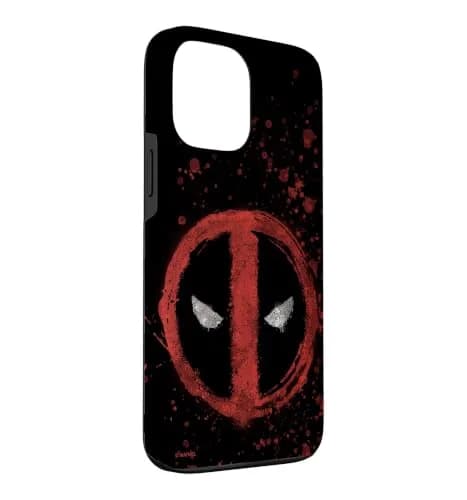 Marvel Deadpool Wade Wilson Icon Paint Splatter Case for iPhone 13 Pro Max | Deadpool Character Design, Shock-Resistant & Easy Install thumbnail 3