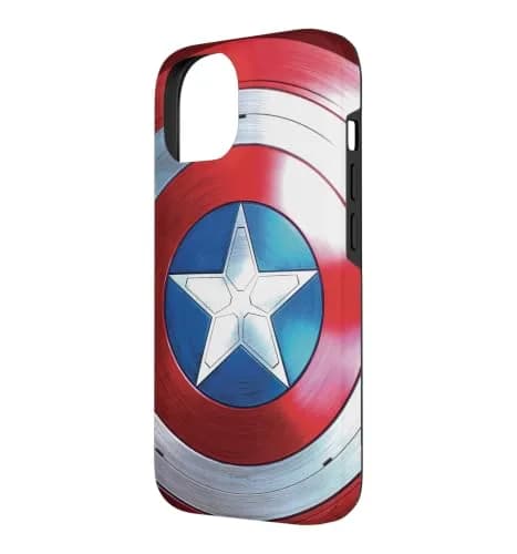 Marvel The Falcon and The Winter Soldier Captain America Shield Phone Case for iPhone 14 | Shock-Resistant, Easy Install thumbnail 2