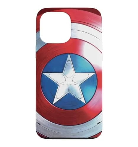 Marvel The Falcon and The Winter Soldier Captain America Shield Case for iPhone 13 Pro Max | Official Marvel Merchandise thumbnail 1