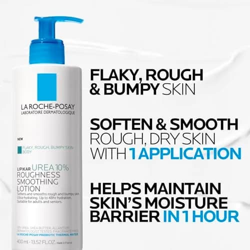 La Roche-Posay Lipikar Urea 10% Body Lotion for Dry Skin | 13.52oz, Ultra-Hydrating & Exfoliating thumbnail 4