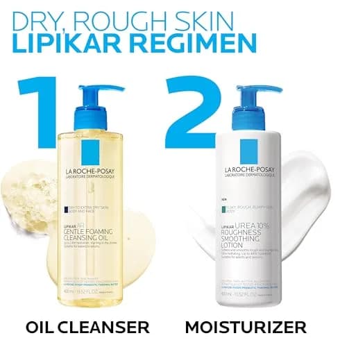 La Roche-Posay Lipikar Urea 10% Body Lotion for Dry Skin | 13.52oz, Ultra-Hydrating & Exfoliating thumbnail 6