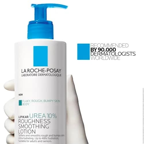 La Roche-Posay Lipikar Urea 10% Body Lotion for Dry Skin | 13.52oz, Ultra-Hydrating & Exfoliating thumbnail 8