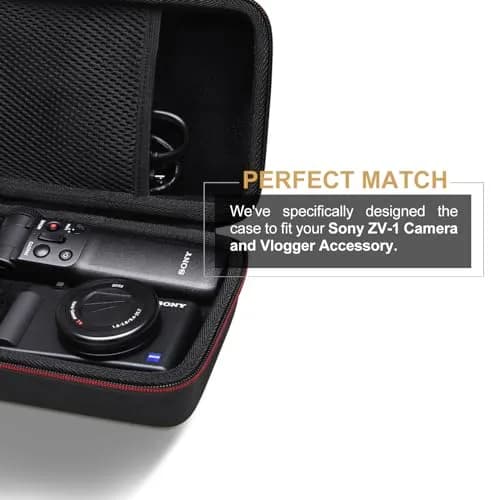 L LTGEM Camera Case for Sony ZV-1F/ZV-1/ZV-1 II | Shockproof & Water-Resistant Travel Bag (7.7"L x 5.5"W x 2.7"H) thumbnail 7