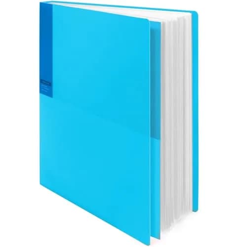 Kokuyo 40-Pocket Binder with Plastic Sleeves, A4 Size | Clear Sheet Protectors for 80 Pages thumbnail 1