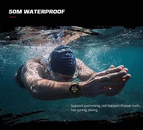NORTH EDGE Men's Digital Sports Watch 45mm | Waterproof, Durable & Lightweight thumbnail 7