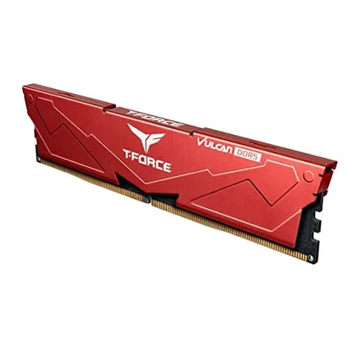 TEAMGROUP T-Force Vulcan DDR5 32GB (2x16GB) 6000MHz CL30 Red | High-Performance Desktop Memory Module thumbnail 8