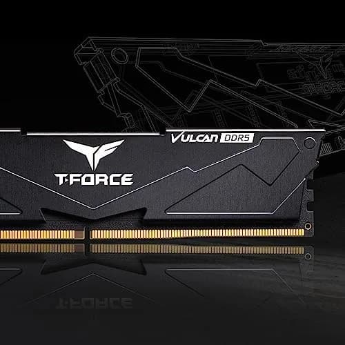 TEAMGROUP T-Force Vulcan DDR5 32GB (2x16GB) 6400MHz CL32 Desktop Memory Module Ram | High-Speed PC5-51200 for Intel 600/700 Series Chipsets thumbnail 7