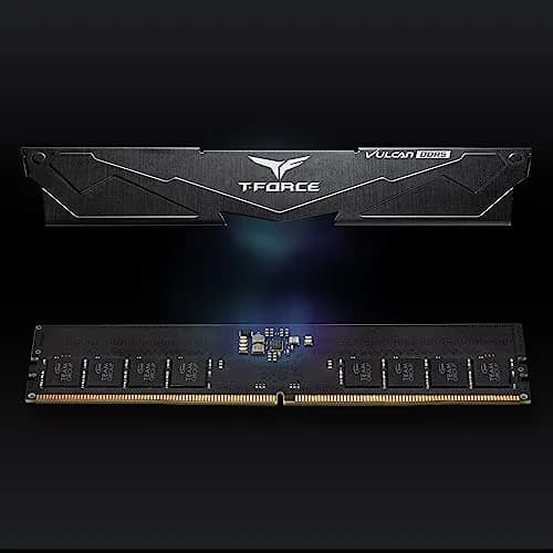 TEAMGROUP T-Force Vulcan DDR5 32GB (2x16GB) 6400MHz CL32 Desktop Memory Module Ram | High-Speed PC5-51200 for Intel 600/700 Series Chipsets thumbnail 8