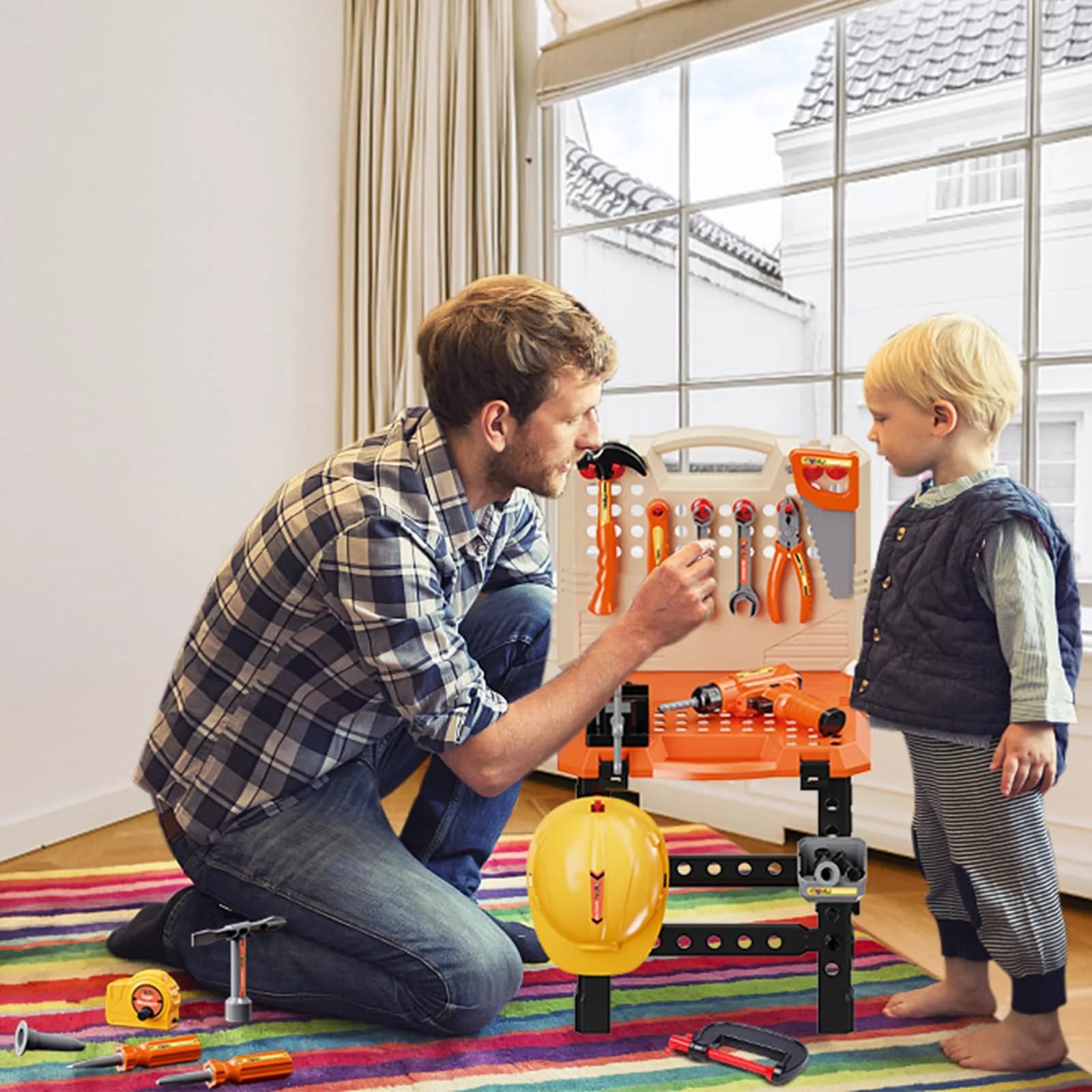 Magic4U Kids Tool Bench 95 Pcs Set | Pretend Play Construction Toys for Age 3-8 - view 8