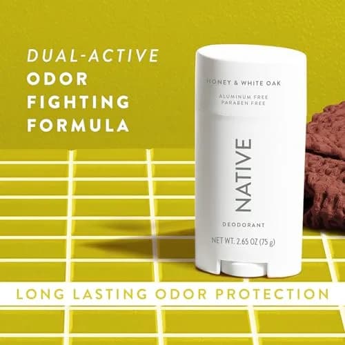 Native Honey & White Oak Natural Deodorant Stick 77g (2.65oz) | 72-Hour Odor Control thumbnail 7