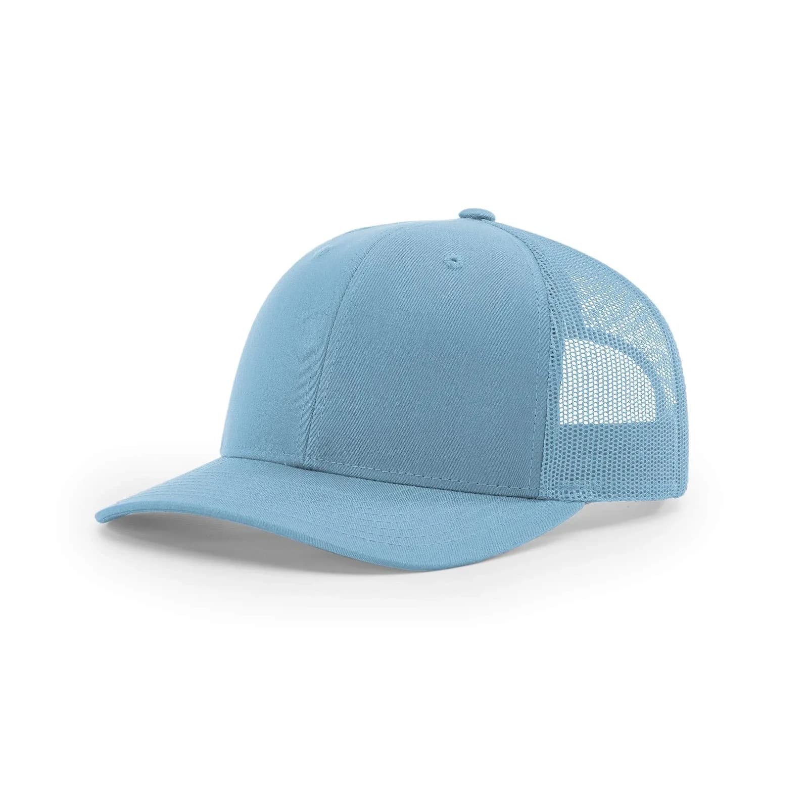 R Richardson 112 Trucker Baseball Cap Columbia Blue One Size Fits Most | Breathable Mesh Back
