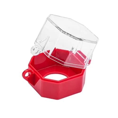 Hdtyyln Emergency Stop Protection Cover 55mm x 55mm x 77mm | Transparent Plastic Safety Cover thumbnail 1