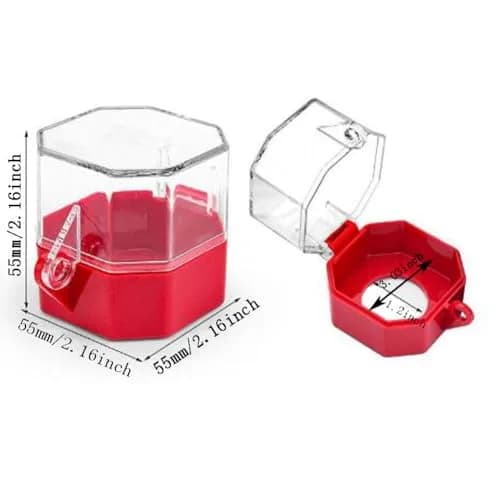 Hdtyyln Emergency Stop Protection Cover 55mm x 55mm x 77mm | Transparent Plastic Safety Cover thumbnail 7