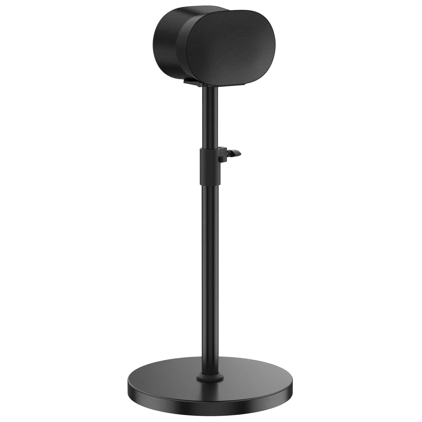 Chunxiao Heavy-Duty Speaker Stand for Sonos Era 300, White | 99.9 cm (39.4 Inches) Floor Speaker Stand with Cable Management — Black