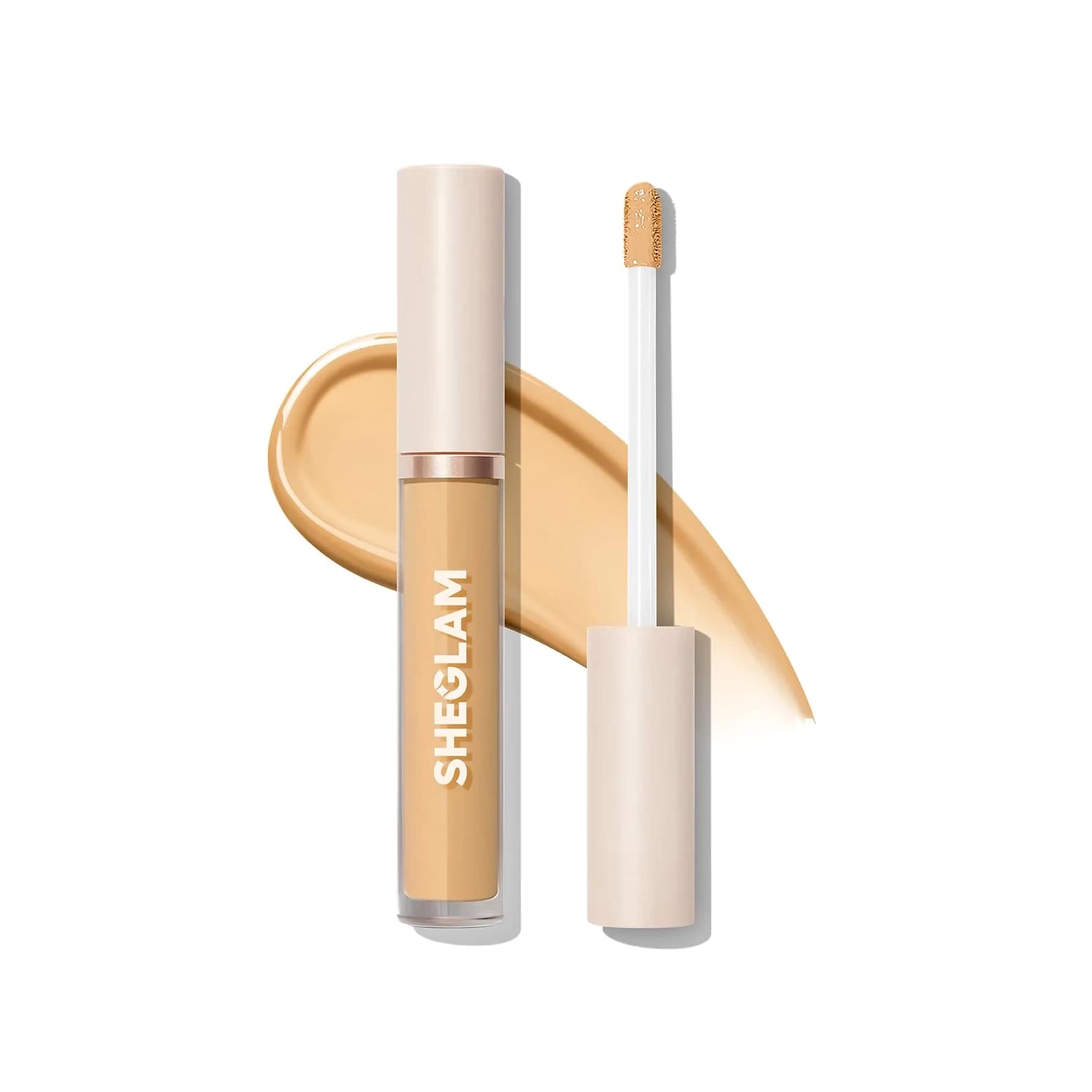 SHEGLAM 12HR Full Coverage Concealer Stick 0.13 oz (3.7g) | Matte Finish for Under Eye & Dark Circles — Sand