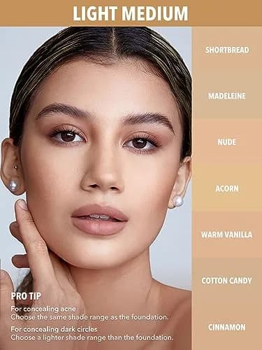 SHEGLAM 12HR Full Coverage Concealer Stick for Under Eye and Dark Circles - Nude | Matte Finish, Hydrating, Cruelty-Free thumbnail 3
