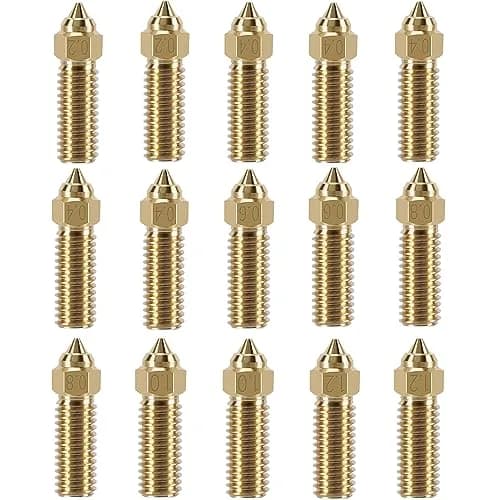 LANKEGU K1 Brass Nozzles Kit 15PCS (0.2mm-1.2mm) | High-Speed 3D Printer Upgrade Parts thumbnail 1