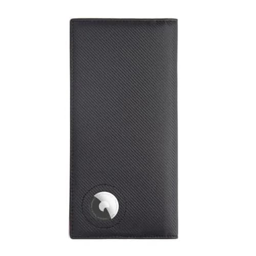 BISON DENIM Long Wallet for Men with AirTag Holder, RFID Leather Bifold | Slim, Organized, Genuine Cowhide thumbnail 2