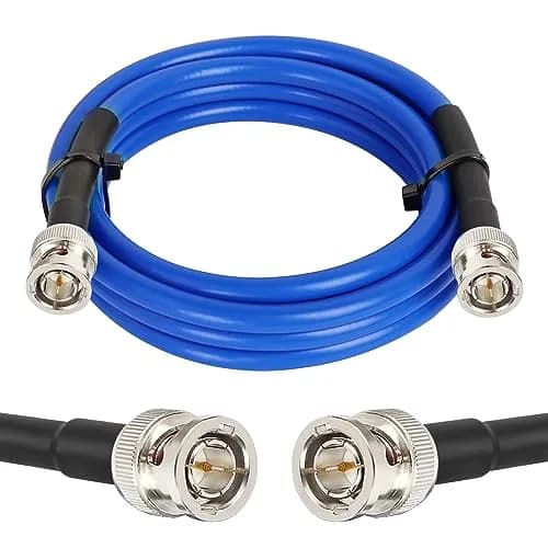 XRDS -RF 12G SDI Cable 6FT | Supports 4K/8K Video, HD-SDI, 3G/6G/12G, 75ohm BNC Male Cable for Video Security thumbnail 1