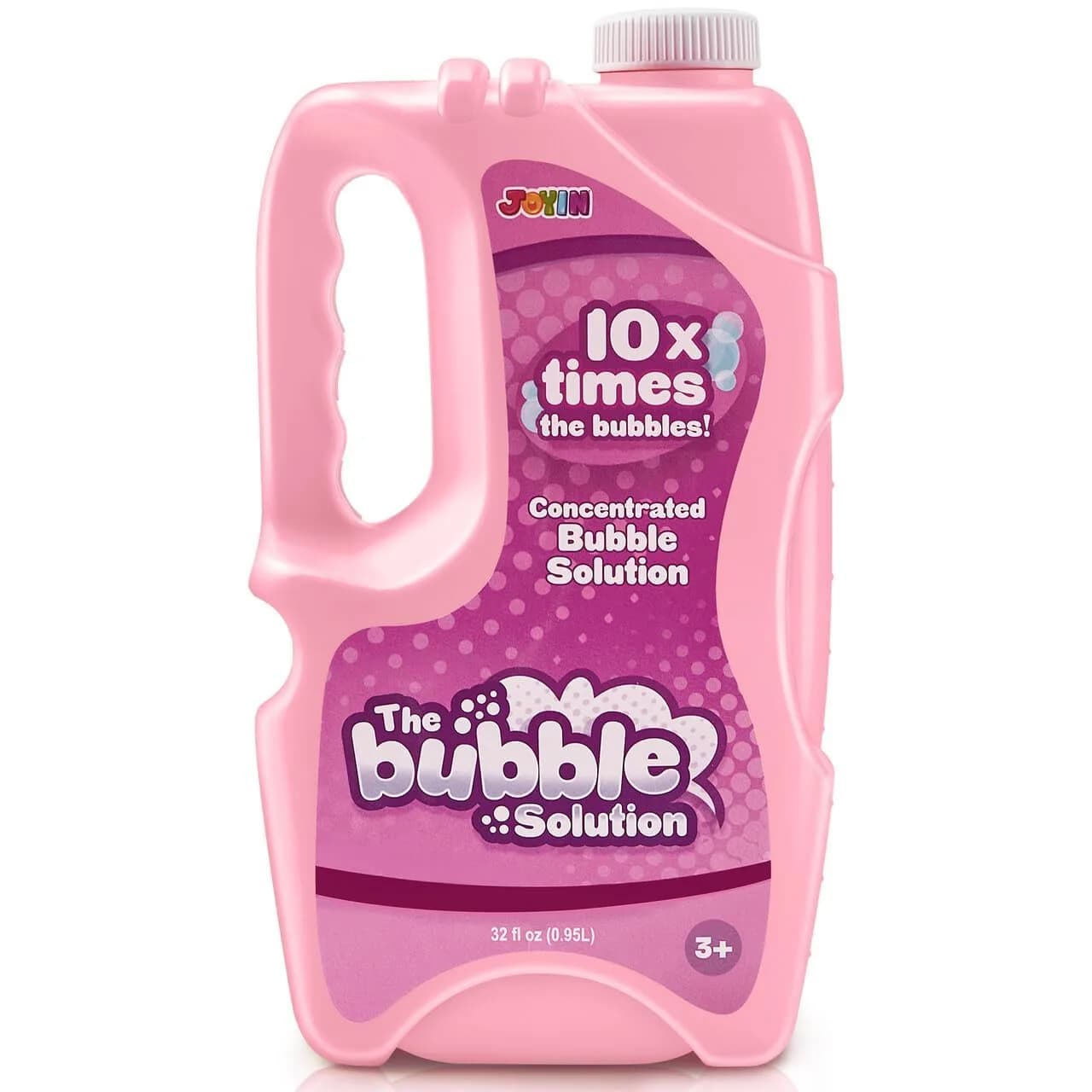 JOYIN Concentrated Bubble Solution Refill (32 OZ / 946 ml) | Makes 2.5 Gallons Regular Bubbles - main product image
