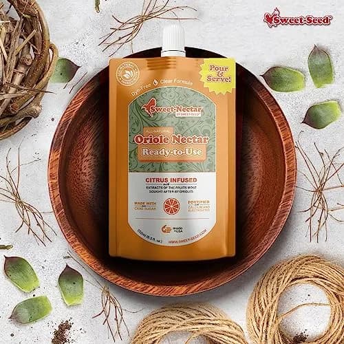 sweet-seed Oriole Nectar 250mL (8oz) | Ready to Use Nectar for Oriole Feeders thumbnail 5
