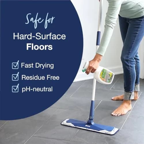 Bona Multi-Surface Floor Cleaner Concentrate Lemon Mint Scent 4 fl oz (Makes 128 fl oz Total) | pH Neutral Formula for Stone, Tile, Laminate, Vinyl, Sealed Hardwood thumbnail 5