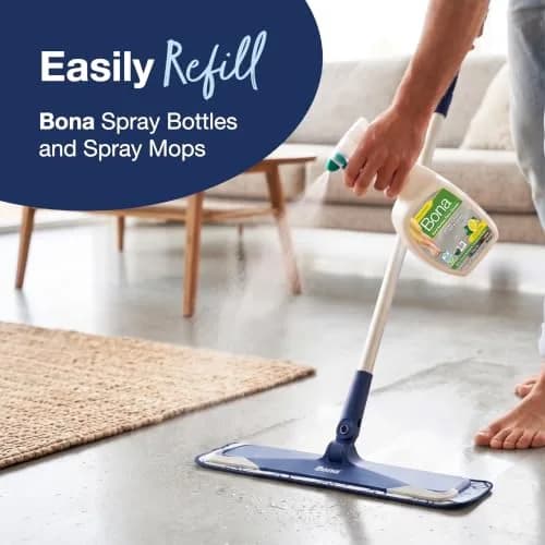 Bona Multi-Surface Floor Cleaner Concentrate Lemon Mint Scent 4 fl oz (Makes 128 fl oz Total) | pH Neutral Formula for Stone, Tile, Laminate, Vinyl, Sealed Hardwood thumbnail 7