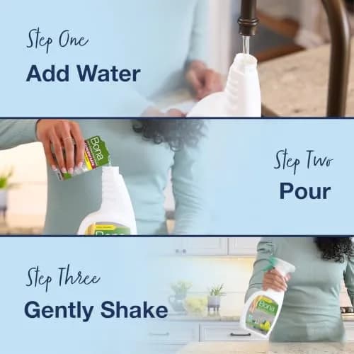 Bona Multi-Surface Floor Cleaner Concentrate Lemon Mint Scent 4 fl oz (Makes 128 fl oz Total) | pH Neutral Formula for Stone, Tile, Laminate, Vinyl, Sealed Hardwood thumbnail 8