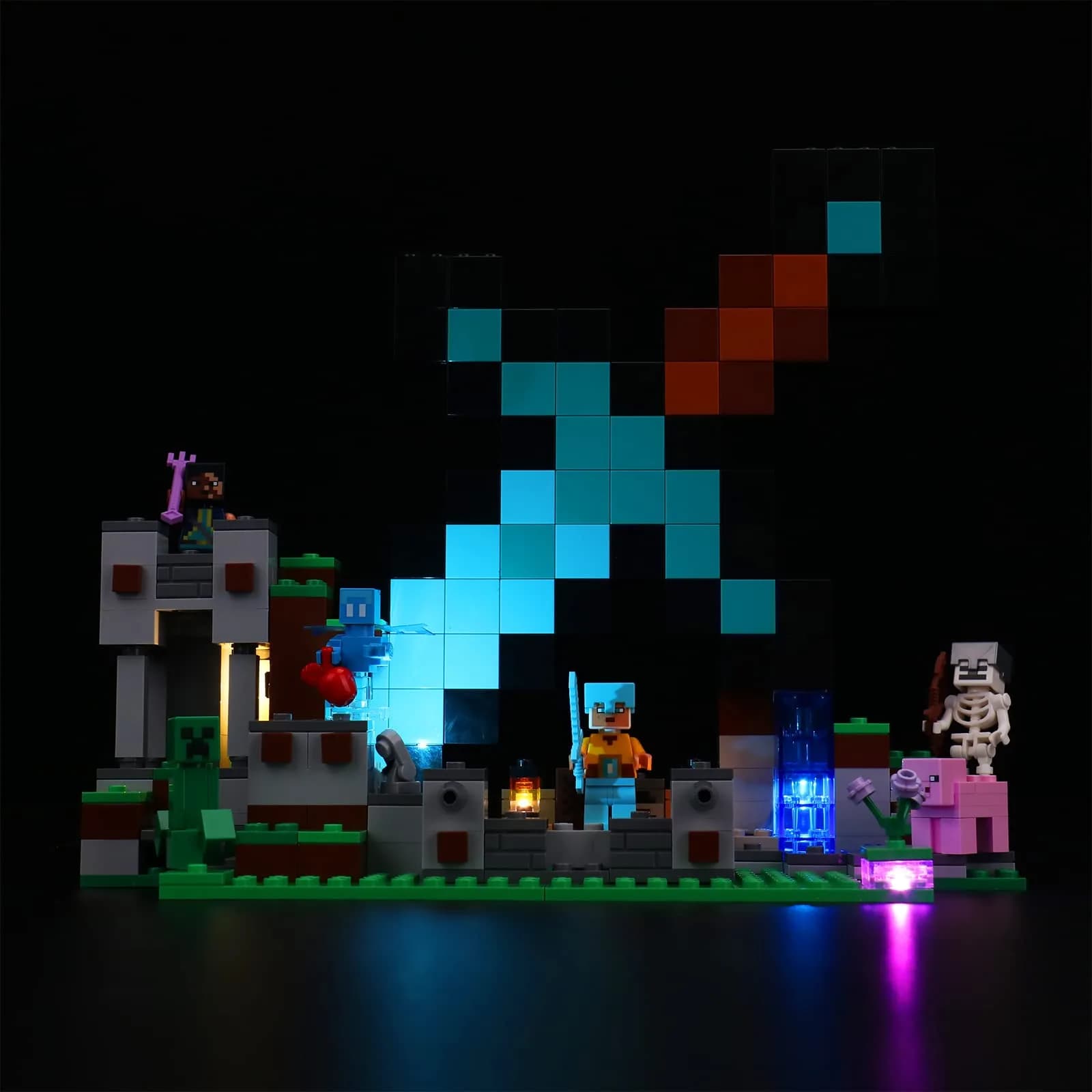 Hilighting LED Light Kit for LEGO Minecraft The Sword Outpost 21244 | Educational Toy Building Block - main product image