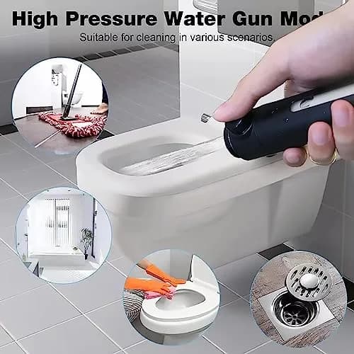 xianshengle Shower Head with Handheld | 3 Modes, High Pressure, Filtered, 59" Hose, Black thumbnail 5