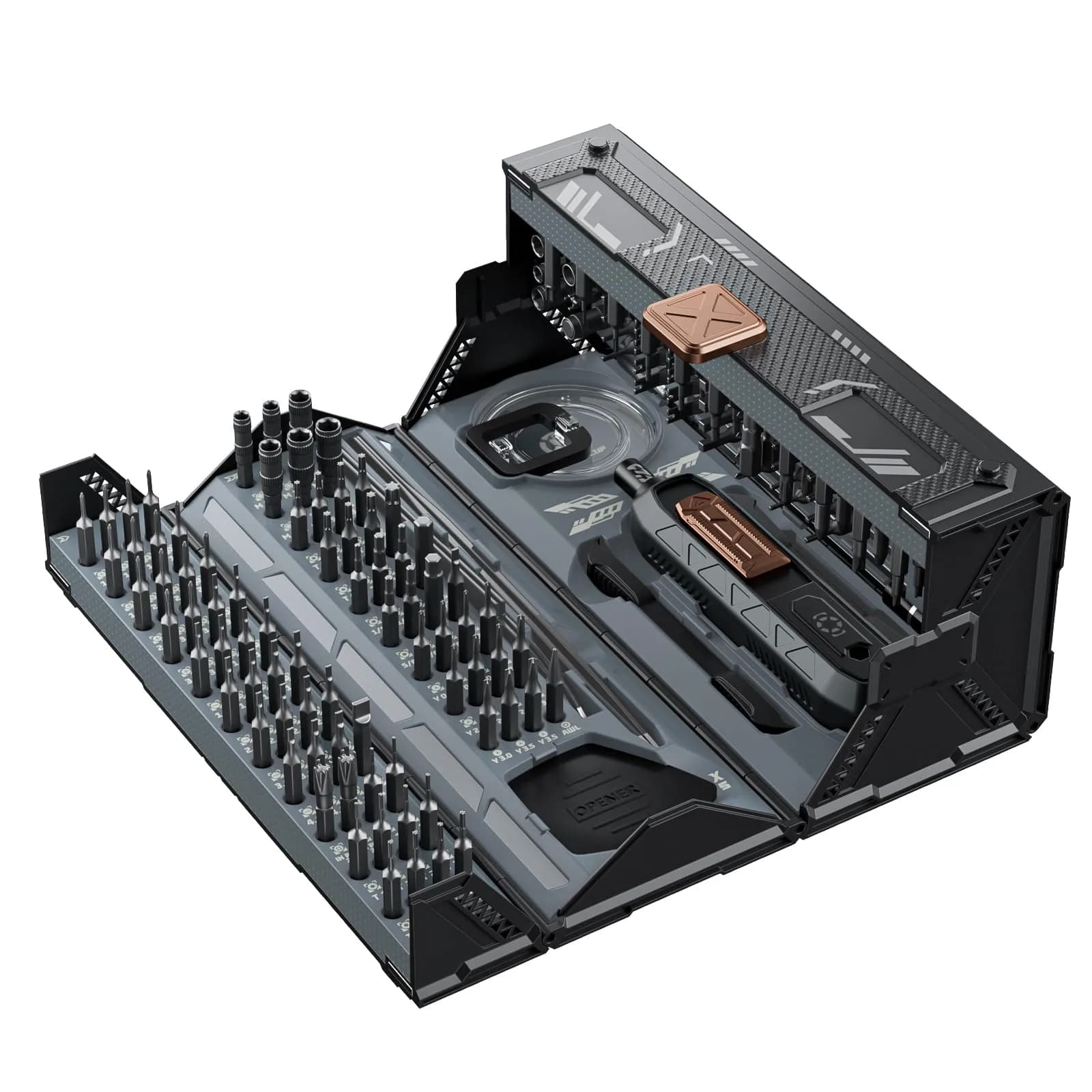 JAKEMY 180 in 1 Precision Screwdriver Set with Home Drill Bits | 0.97 kg (2.14 lb) - main product image