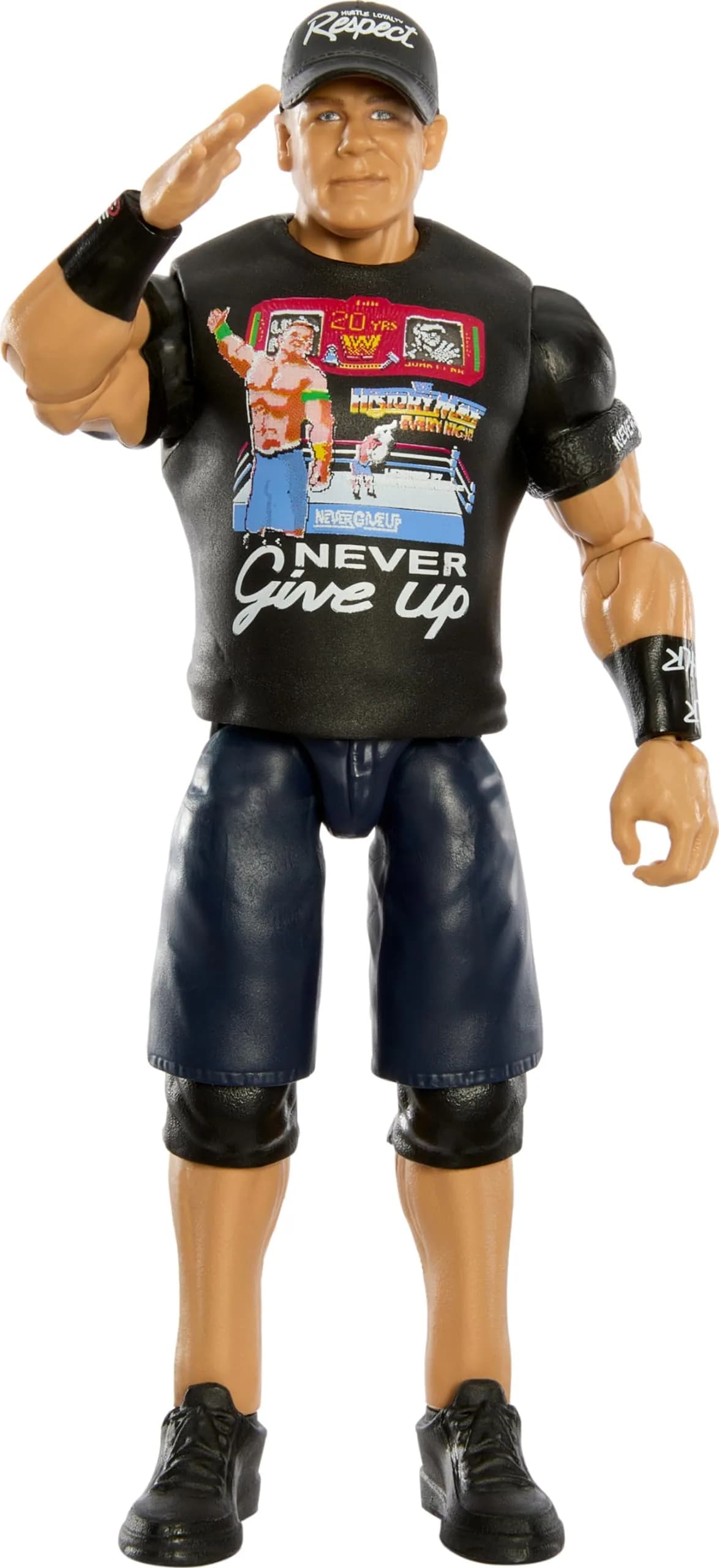 Mattel WWE Action Figure Series #143 John Cena 6-inch | Authentic WWE Collectible with 10 Articulation Points — Multicolor