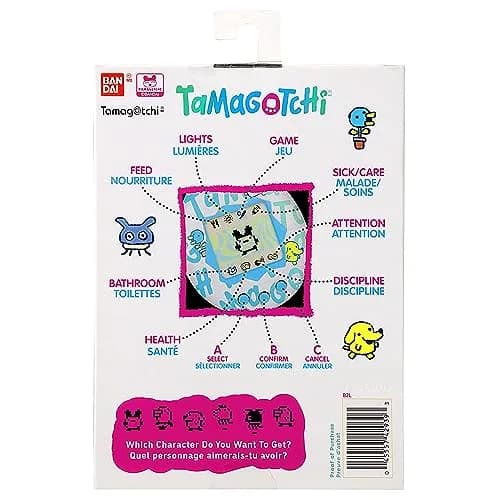 Tamagotchi Original Flower Gingham Electronic Pet | Generation 2 Programming, 1.75 x 0.75 x 2.13 inches thumbnail 6