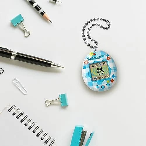 Tamagotchi Original Flower Gingham Electronic Pet | Generation 2 Programming, 1.75 x 0.75 x 2.13 inches thumbnail 7