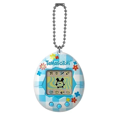 Tamagotchi Original Flower Gingham Electronic Pet | Generation 2 Programming, 1.75 x 0.75 x 2.13 inches thumbnail 2